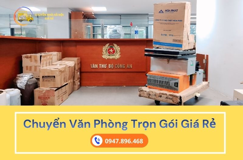Chuyển văn phòng trọn gói giá rẻ - vận chuyển đồ cho cơ quan nhà nước