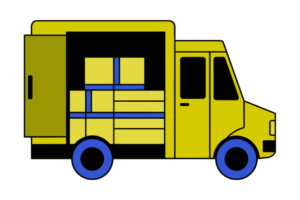 Icon vận chuyển an toàn trong dịch vụ chuyển đồ